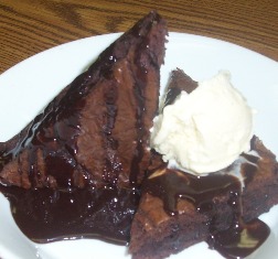 Chili Brownie with Spicy Chocolate Sauce Chili Brownie with Spicy Chocolate Sauce